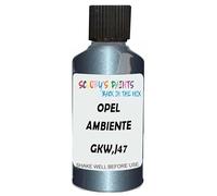 SCOOBYS PAINTS BACK IN THE MIX Touch Up Paint Compatible With Opel Ambiente Blau Metallic Gkw,J47 Scratch Fix Automotive Blue Car (30Ml)