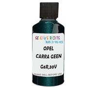 SCOOBYS PAINTS BACK IN THE MIX Touch Up Paint Compatible With Opel Carra Geen Pearl G6R,30V Scratch Fix Automotive Green Car (30Ml)