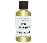 SCOOBYS PAINTS BACK IN THE MIX Touch Up Paint Compatible With Opel Lemon Tree Metallic Gwg,40V 40T Scratch Fix Automotive Yellow Car (30Ml)