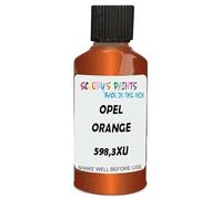 SCOOBYS PAINTS BACK IN THE MIX Touch Up Paint Compatible With Opel Orange Sunrise Perl 598,3Xu Scratch Fix Automotive Car (30Ml)