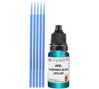 SCOOBYS PAINTS BACK IN THE MIX Touch Up Paint Compatible With Opel Sardinia Blue Pearl 3Uu,21D Scratch Fix Automotive Car (10Ml)