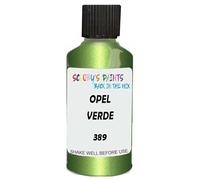 SCOOBYS PAINTS BACK IN THE MIX Touch Up Paint Compatible With Opel Verde Metallic 389 Scratch Fix Automotive Green Car (30Ml)