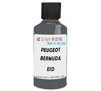 SCOOBYS PAINTS BACK IN THE MIX Touch Up Paint Compatible With Peugeot Bermuda Blue Esd Scratch Fix Automotive Grey Car (30Ml)