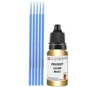 SCOOBYS PAINTS BACK IN THE MIX Touch Up Paint Compatible With Peugeot Jaune Persepolis Nacre Metallic M0C3 Scratch Fix Automotive Yellow Car (10Ml)