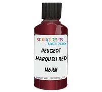 SCOOBYS PAINTS BACK IN THE MIX Touch Up Paint Compatible With Peugeot Marquess Red Metallic M0Km Scratch Fix Automotive Car (30Ml)