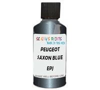 SCOOBYS PAINTS BACK IN THE MIX Touch Up Paint Compatible With Peugeot Saxon Blue Metallic Epj Scratch Fix Automotive Car (30Ml)