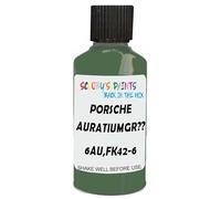 SCOOBYS PAINTS BACK IN THE MIX Touch Up Paint Compatible With Porsche Auratiumgrã¼N 6Au,Fk42-6 Scratch Fix Automotive Green Car (30Ml)