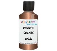 SCOOBYS PAINTS BACK IN THE MIX Touch Up Paint Compatible With Porsche Cognac Brown Metallic 40L,Z7 Scratch Fix Automotive Car (30Ml)