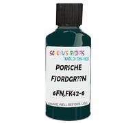 SCOOBYS PAINTS BACK IN THE MIX Touch Up Paint Compatible With Porsche Fjordgrã¼N 6Fn,Fk42-6 Scratch Fix Automotive Green Car (30Ml)