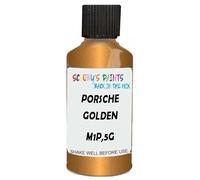 SCOOBYS PAINTS BACK IN THE MIX Touch Up Paint Compatible With Porsche Golden Yellow Metallic M1P,5G Scratch Fix Automotive Car (30Ml)