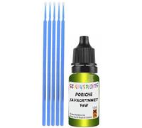 SCOOBYS PAINTS BACK IN THE MIX Touch Up Paint Compatible With Porsche Javagrã¼Nmetallic Y6W Scratch Fix Automotive Green Car (10Ml)