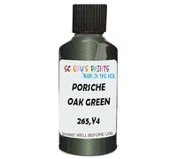 SCOOBYS PAINTS BACK IN THE MIX Touch Up Paint Compatible With Porsche Oak Green Metallic 265,Y4 Scratch Fix Automotive Car (30Ml)
