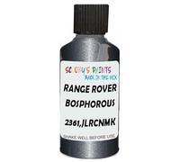 SCOOBYS PAINTS BACK IN THE MIX Touch Up Paint Compatible With Range Rover Bosphorous Grey Met Satin 2361,Jlrcnmk Lpg Scratch Fix Automotive Car (30Ml)