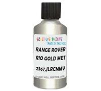 SCOOBYS PAINTS BACK IN THE MIX Touch Up Paint Compatible With Range Rover Rio Gold Met Satin 2367,Jlrcnmv Gcc Scratch Fix Automotive Car (30Ml)