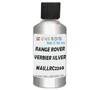 SCOOBYS PAINTS BACK IN THE MIX Touch Up Paint Compatible With Range Rover Verbier Silver Metallic Gloss Mau,Lrc2240 Scratch Fix Automotive Car (30Ml)