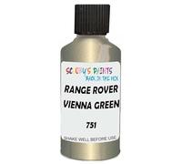 SCOOBYS PAINTS BACK IN THE MIX Touch Up Paint Compatible With Range Rover Vienna Green 751 Scratch Fix Automotive Car (30Ml)