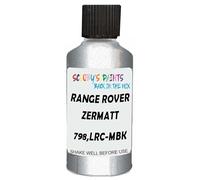 SCOOBYS PAINTS BACK IN THE MIX Touch Up Paint Compatible With Range Rover Zermatt Silver Metallic 798,Lrc-Mbk Scratch Fix Automotive Car (30Ml)