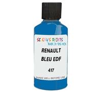 SCOOBYS PAINTS BACK IN THE MIX Touch Up Paint Compatible With Renault Bleu Edf 417 Scratch Fix Automotive Blue Car (30Ml)