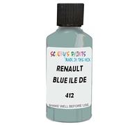 SCOOBYS PAINTS BACK IN THE MIX Touch Up Paint Compatible With Renault Blue Ile De France 412 Scratch Fix Automotive Car (30Ml)