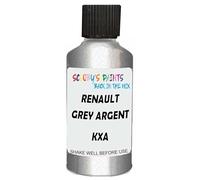 SCOOBYS PAINTS BACK IN THE MIX Touch Up Paint Compatible With Renault Grey Argent (Ultra) Kxa Scratch Fix Automotive Car (30Ml)