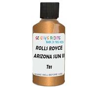 SCOOBYS PAINTS BACK IN THE MIX Touch Up Paint Compatible With Rolls Royce Arizona Sun Ii T81 Scratch Fix Automotive Yellow Car (30Ml)