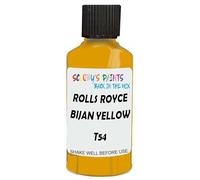 SCOOBYS PAINTS BACK IN THE MIX Touch Up Paint Compatible With Rolls Royce Bijan Yellow T54 Scratch Fix Automotive Car (30Ml)