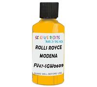 SCOOBYS PAINTS BACK IN THE MIX Touch Up Paint Compatible With Rolls Royce Modena Yellow Fv47-Sgw060907-1 Scratch Fix Automotive Car (30Ml)