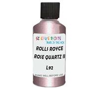SCOOBYS PAINTS BACK IN THE MIX Touch Up Paint Compatible With Rolls Royce Rose Quartz Ii L92 Scratch Fix Automotive Pink Car (30Ml)