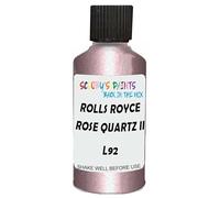 SCOOBYS PAINTS BACK IN THE MIX Touch Up Paint Compatible With Rolls Royce Rose Quartz Ii Metallic L92 Scratch Fix Automotive Pink Car (30Ml)