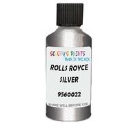 SCOOBYS PAINTS BACK IN THE MIX Touch Up Paint Compatible With Rolls Royce Silver Tempest 9560022 Scratch Fix Automotive Car (30Ml)