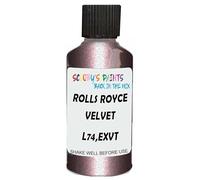 SCOOBYS PAINTS BACK IN THE MIX Touch Up Paint Compatible With Rolls Royce Velvet Orchid Ii L74,Exvt Scratch Fix Automotive Red Car (30Ml)