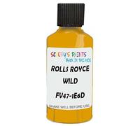 SCOOBYS PAINTS BACK IN THE MIX Touch Up Paint Compatible With Rolls Royce Wild Primrose Fv47-1E6D Scratch Fix Automotive Yellow Car (30Ml)