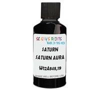 SCOOBYS PAINTS BACK IN THE MIX Touch Up Paint Compatible With Saturn Aura Black Mat W12A848,19 Scratch Fix Automotive Car (30Ml)