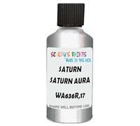 SCOOBYS PAINTS BACK IN THE MIX Touch Up Paint Compatible With Saturn Aura Switchblade Silver Metallic Wa636R,17 Scratch Fix Automotive Car (30Ml)