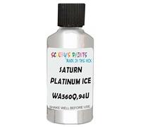 SCOOBYS PAINTS BACK IN THE MIX Touch Up Paint Compatible With Saturn Platinum Ice Tricoat Wa560Q,94U Scratch Fix Automotive Silver Car (30Ml)