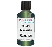 SCOOBYS PAINTS BACK IN THE MIX Touch Up Paint Compatible With Saturn Savannah Green Metallic Wa306N,32 Scratch Fix Automotive Car (30Ml)