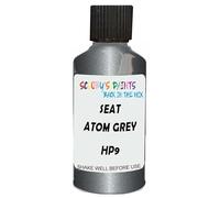 SCOOBYS PAINTS BACK IN THE MIX Touch Up Paint Compatible With Seat Atom Grey Hp9 Scratch Fix Automotive Car (30Ml)