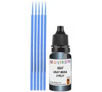 SCOOBYS PAINTS BACK IN THE MIX Touch Up Paint Compatible With Seat Ibiza Magnetic Tech Grey S7H,S7 Scratch Fix Automotive Car (10Ml)