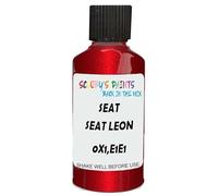 SCOOBYS PAINTS BACK IN THE MIX Touch Up Paint Compatible With Seat Leon Cupra Desire Red Perl 0X1,E1E1 Scratch Fix Automotive Car (30Ml)