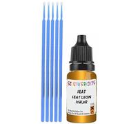 SCOOBYS PAINTS BACK IN THE MIX Touch Up Paint Compatible With Seat Leon Cupra Tribu Yellow Perl S1W,8R Scratch Fix Automotive Gold Car (10Ml)