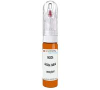 SCOOBYS PAINTS BACK IN THE MIX Touch Up Paint Compatible With Skoda Fabia Combi Lemon Kick 9692,F6Y Scratch Fix Automotive Orange Car (20Ml)