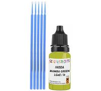 SCOOBYS PAINTS BACK IN THE MIX Touch Up Paint Compatible With Skoda Mamba Green Lg6E / I3 Scratch Fix Automotive Car (10Ml)