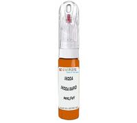 SCOOBYS PAINTS BACK IN THE MIX Touch Up Paint Compatible With Skoda Rapid Lemon Kick 9692,F6Y Scratch Fix Automotive Orange Car (20Ml)