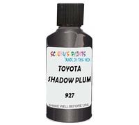 SCOOBYS PAINTS BACK IN THE MIX Touch Up Paint Compatible With Toyota Shadow Plum Pearl 927 Scratch Fix Automotive Beige Car (30Ml)
