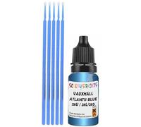 SCOOBYS PAINTS BACK IN THE MIX Touch Up Paint Compatible With Vauxhall Atlantis Blue 28U / 28L/285 Scratch Fix Automotive Car (10Ml)