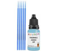 SCOOBYS PAINTS BACK IN THE MIX Touch Up Paint Compatible With Vauxhall Genoa 28C Scratch Fix Automotive Blue Car (10Ml)