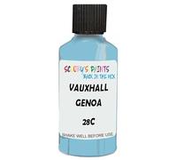 SCOOBYS PAINTS BACK IN THE MIX Touch Up Paint Compatible With Vauxhall Genoa 28C Scratch Fix Automotive Blue Car (30Ml)