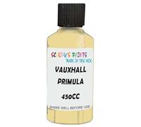 SCOOBYS PAINTS BACK IN THE MIX Touch Up Paint Compatible With Vauxhall Primula Yellow/Yellow 450Cc Scratch Fix Automotive Car (30Ml)