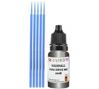 SCOOBYS PAINTS BACK IN THE MIX Touch Up Paint Compatible With Vauxhall You Drive Me Crazy 509B Scratch Fix Automotive Grey Car (10Ml)