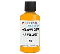 SCOOBYS PAINTS BACK IN THE MIX Touch Up Paint Compatible With Volkswagen Aa Yellow Ll1F Scratch Fix Automotive Car (30Ml)